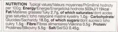 Lista de ingredientes del producto Chilli con Carne  