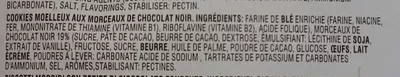 Lista de ingredientes del producto Soft Baked Chocolate Chunk Dark Chocolat Brownie Pepperidge Farm 244g