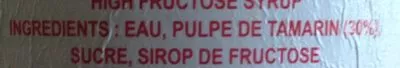 Lista de ingredientes del producto Boisson Tamarin 35CL FOCO Foco, Thai Agri Foods Co.  Ltd. 350 ml