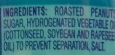 Lista de ingredientes del producto Skippy, creamy peanut butter, creamy Skippy, Hormel Foods Sales 462 g