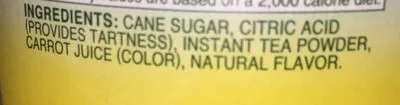 Lista de ingredientes del producto Sweetened iced tea mix Lipton,   Unilever 