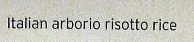 Lista de ingredientes del producto Italian Arborio Risotto Rice Sainsbury's, by sainsbury's 500g