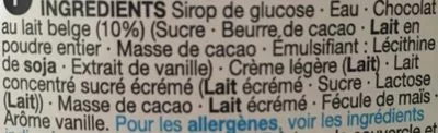 Lista de ingredientes del producto Belgian chocolate sauce Marks & Spencer 