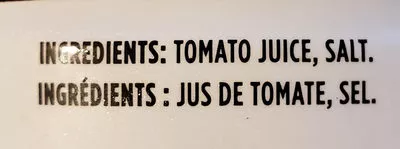 Lista de ingredientes del producto Jus de tomate Heinz 1,82 l