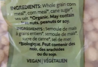 Lista de ingredientes del producto Céréales Biologiques Gorilla Munch (sans Gluten) Nature's Path 650