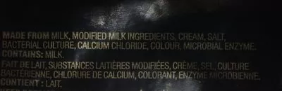 Lista de ingredientes del producto Marbré Cheddar Black Diamond 