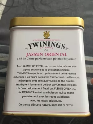 Lista de ingredientes del producto Jasmin Oriental Twinings 200 g