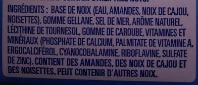 Lista de ingredientes del producto Amandes, noix de cajou et noisettes  