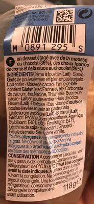 Lista de ingredientes del producto Profiteroles M&S 118 g