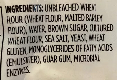 Lista de ingredientes del producto Plain Baguel Whole Foods, Whole Foods Market 