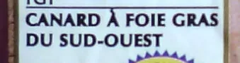 Lista de ingredientes del producto Magret de Canard du Sud-Ouest IGP Itinéraire des Saveurs, Sélection Intermarché, Les Mousquetaires 0,352 kg