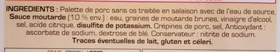 Lista de ingredientes del producto Palette à la diable Moritz 