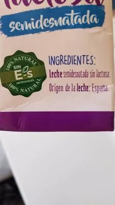 Lista de ingredientes del producto   