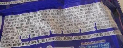 Lista de ingredientes del producto Chokis  