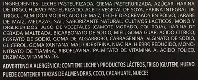 Lista de ingredientes del producto New York Cheesecake Atlanta cheesecake Company 170 g