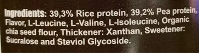 Lista de ingredientes del producto 3 Blend Protein be green 