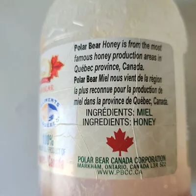 Lista de ingredientes del producto Golden Clover Liquid Honey Polar Bear 500g