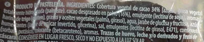 Lista de ingredientes del producto Palmera cacao Hacendado 