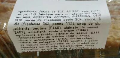 Lista de ingredientes del producto Pailles Ursi, Aldi Einkauf GmbH & Compagnie-oHG, Senagral 380 g (4 x 95 g)