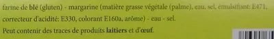 Lista de ingredientes del producto 12 Bouchées à Garnir  Narvik, Aldi Einkauf GmbH & Compagnie-oHG, Distribution Pidy France (DPF) 300 g [Même code barre 26017020 pour 8 Bouchées en forme de Poisson à Garnir, voir 26017020]