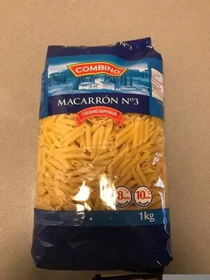 Lista de ingredientes del producto Macarron Combino 