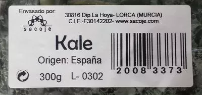 Lista de ingredientes del producto Kale Sacoje 300 g