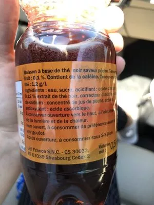 Lista de ingredientes del producto Thé glacé Pataya 0.5 L