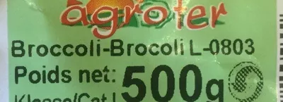 Lista de ingredientes del producto Brokkoli / Brocoli La Chistera,  Agroter 500 g