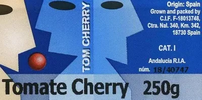 Lista de ingredientes del producto Tomates cerises Tom Cherry, Côté Marché 250 g