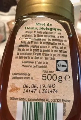 Lista de ingredientes del producto Miel de fleurs Maribel 500 g