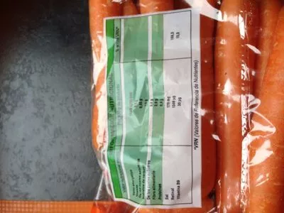 Lista de ingredientes del producto Carottes Mercaver 1 Kg