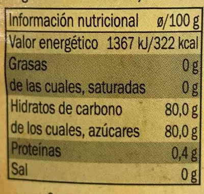 Lista de ingredientes del producto Miel de Azahar Lidl 350 g e