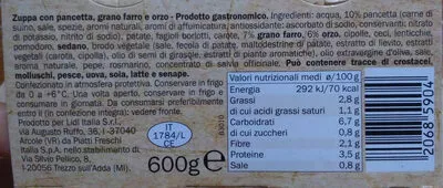 Lista de ingredientes del producto La brodaglia del cow-boy the italian gringo 600 g