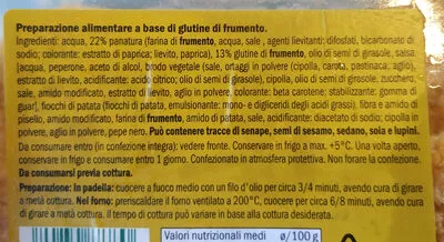 Lista de ingredientes del producto Nugetts vegetali My Best Veggie 200 g