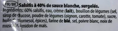 Lista de ingredientes del producto Salsifis à la sauce blanche Freshona 450 g