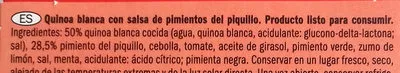 Lista de ingredientes del producto Quinoa to go My Best Veggie 210 g