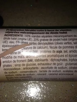 Lista de ingredientes del producto Cachir Isla Delice 500 g