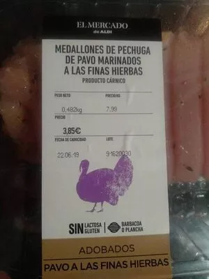 Lista de ingredientes del producto  El Mercado de Aldi 