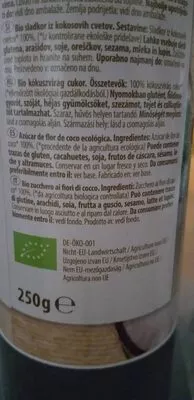 Lista de ingredientes del producto  bio primo 