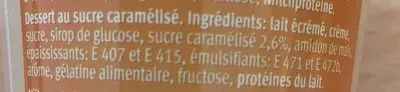 Lista de ingredientes del producto Coupe chantilly  