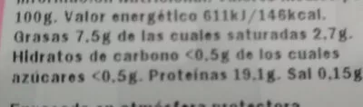 Lista de ingredientes del producto Secreto delisano 402