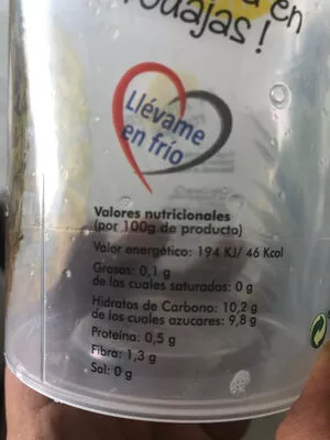 Lista de ingredientes del producto Piña natural a rodajas Hacendado 545g