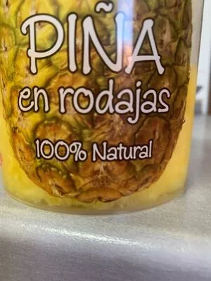 Lista de ingredientes del producto Piña natural a rodajas  