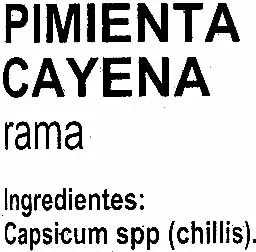 Lista de ingredientes del producto Hiervas Provenza  15 g