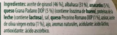 Lista de ingredientes del producto Pesto Rosso Casa Morando 190 g