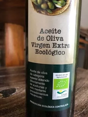 Lista de ingredientes del producto Aceite de Oliva Virgen Extra Ecologico Gutbio 500 ml