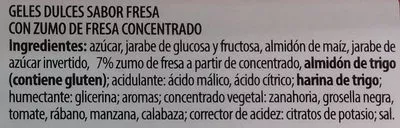 Lista de ingredientes del producto Dulcipica manzana Aldi 400 g