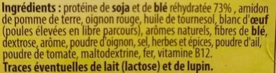 Lista de ingredientes del producto 2 Burgers Bon & VéG, Aldi 200 g