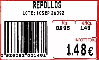 Lista de ingredientes del producto Repollo Diver 1 pieza