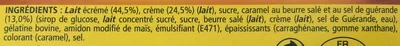 Lista de ingredientes del producto Velours de Crème (Caramel) Nestlé, La Laitière 280 g [2 x (2 x 70 g)]